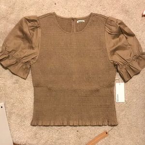Reformation never worn rubbed shirt